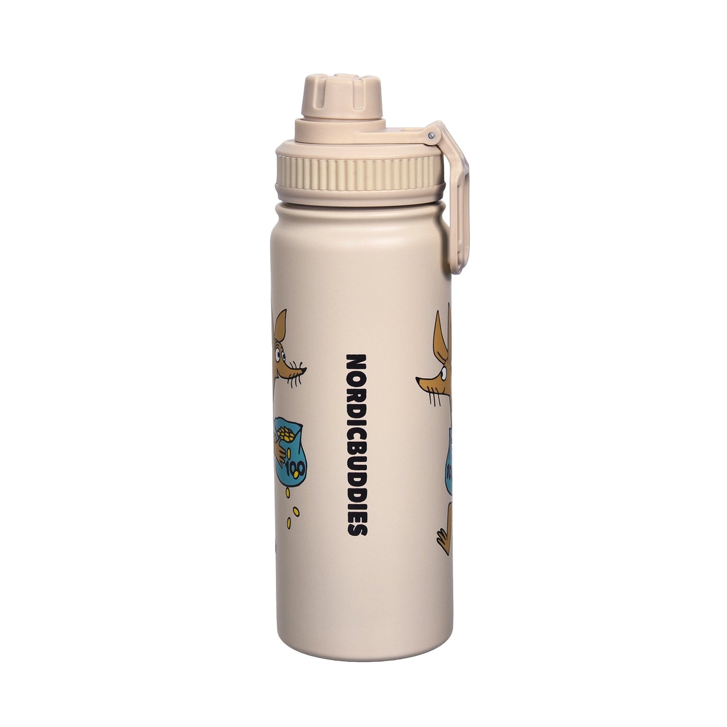4. Sniff Thermal Everyday Bottle by Moomin with NordicBuddies branding, studio shot