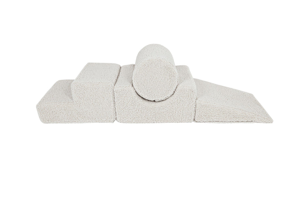 1. Ecru MeowBaby Bearly Shape Set with four elements arranged in a line on a white background