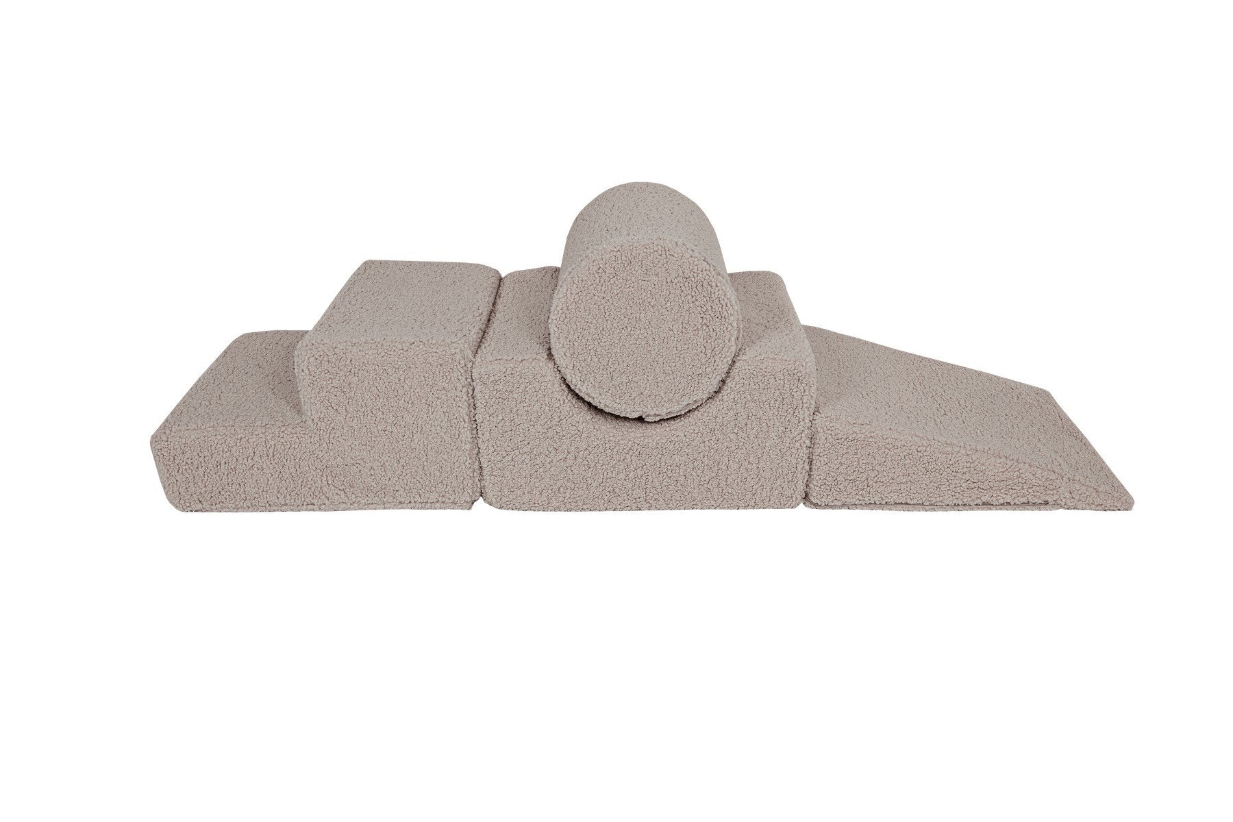 1. Gray MeowBaby Bearly Shape Set with four elements arranged in a line on a white background