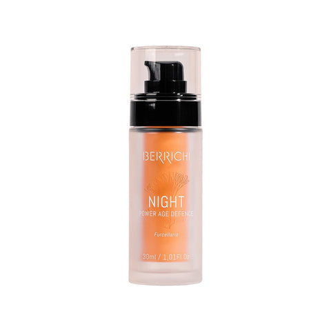 3. Berrichi Night Cream 30ml bottle with pump, shown in studio