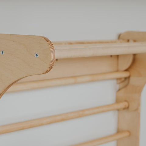 Pikler Triangle Climber with Swedish Wall Add-On (Ages 6mâ7y)