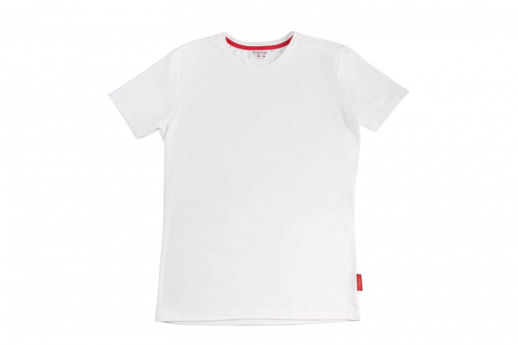 1. Unisex green organic cotton t-shirt with 'dad' embroidery on collar, hanging on a rack in a lifestyle setting