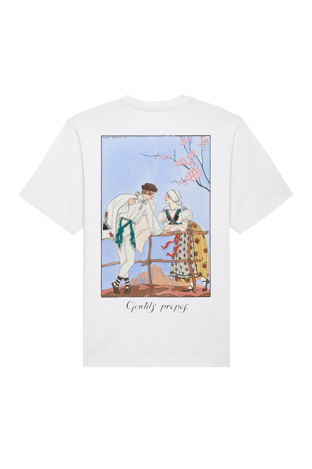 1. Unisex black Moomin Jungle t-shirt worn by male and female models, featuring bold back design and small front logo