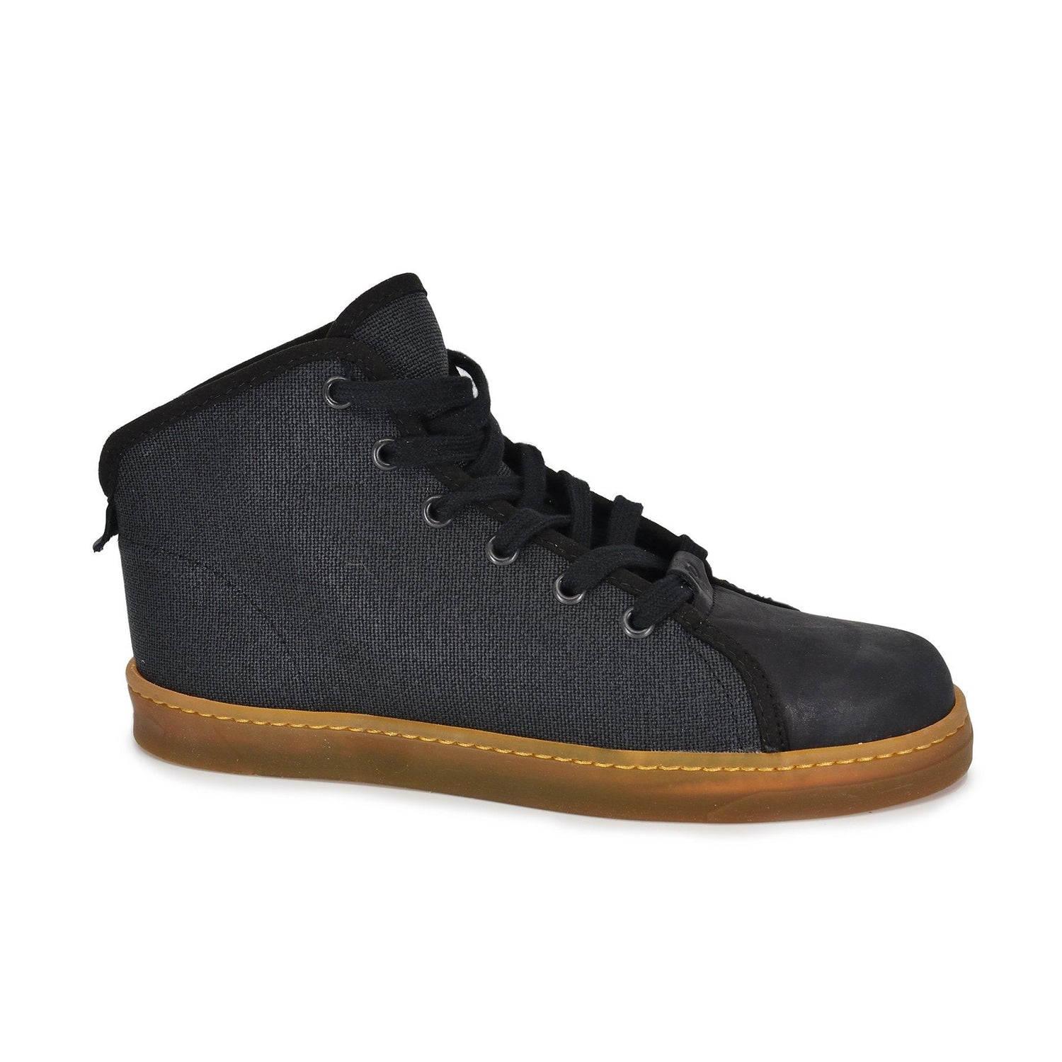 1. Unisex Samelin Dotted Widgets sneakers in white with colorful dots and black bow, side view in studio