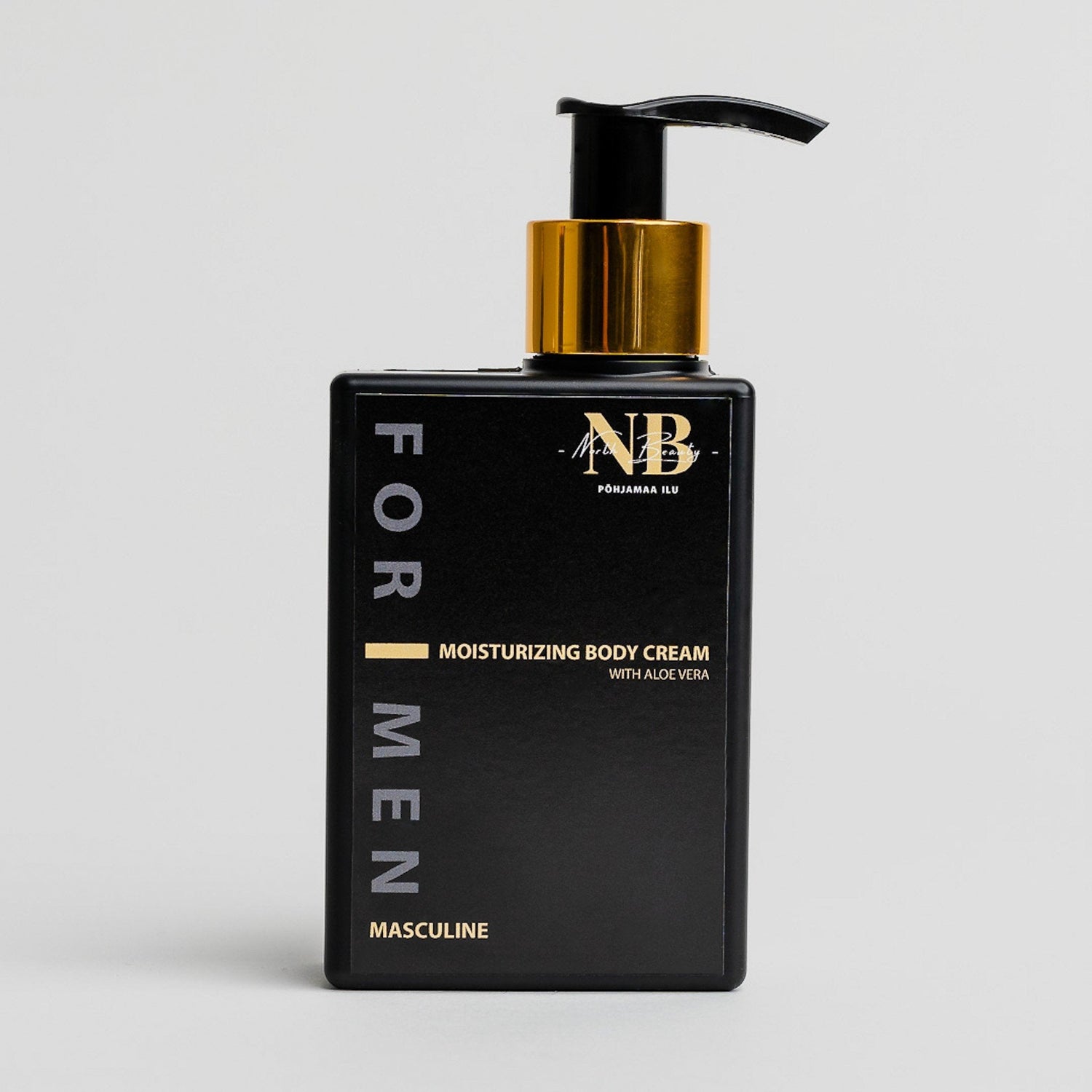 1. Woman holding Vegan Fox Linden-Tree Blossom Body Cream, showcasing luxurious texture and packaging