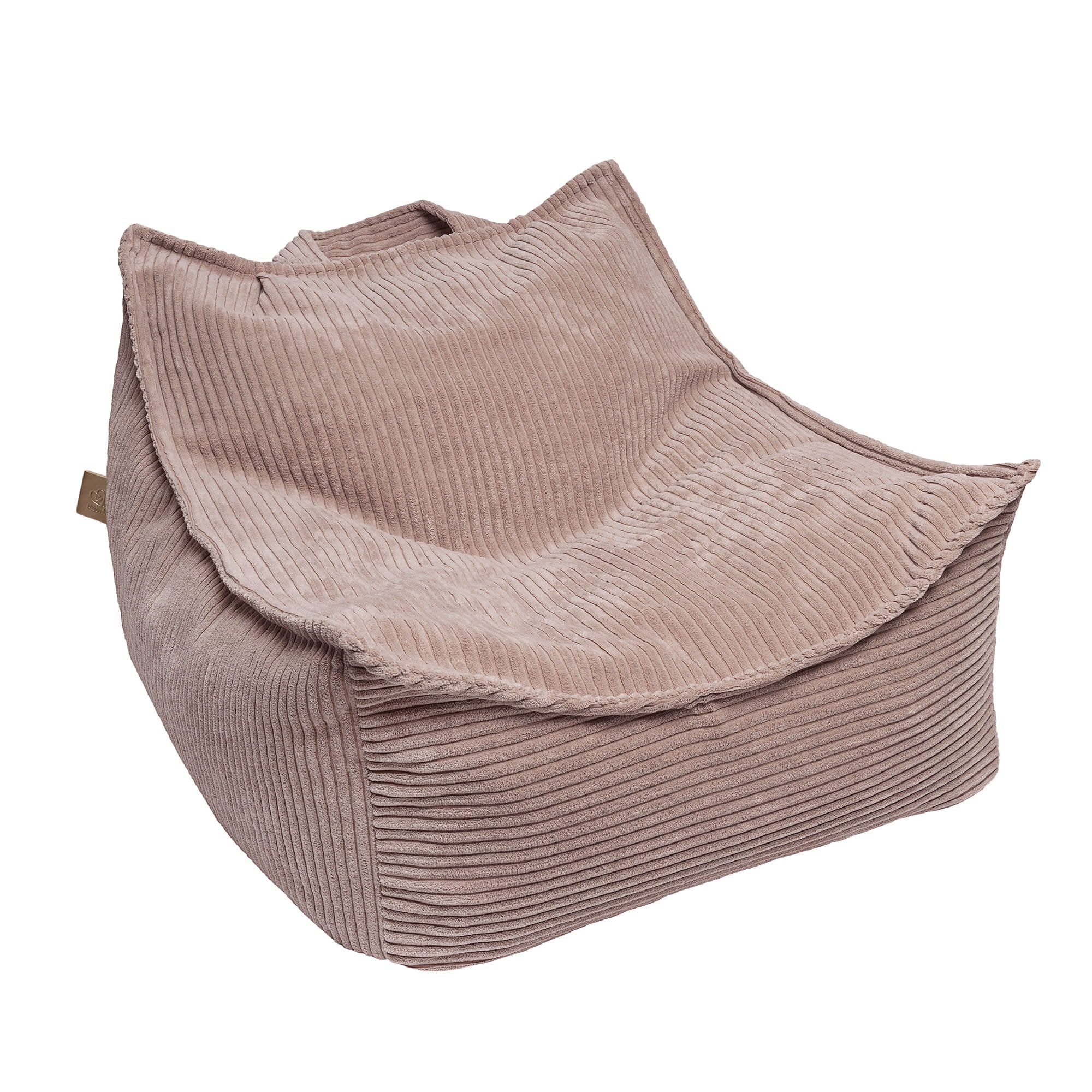 1. Powder rose velvet sako bag by MeowBaby with ribbed texture, shown in a studio setting highlighting its soft and cozy design