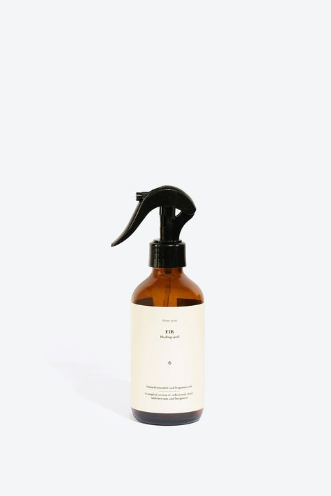 1. Smells Like Spells Perfumed Home Spray EIR in amber bottle, studio shot