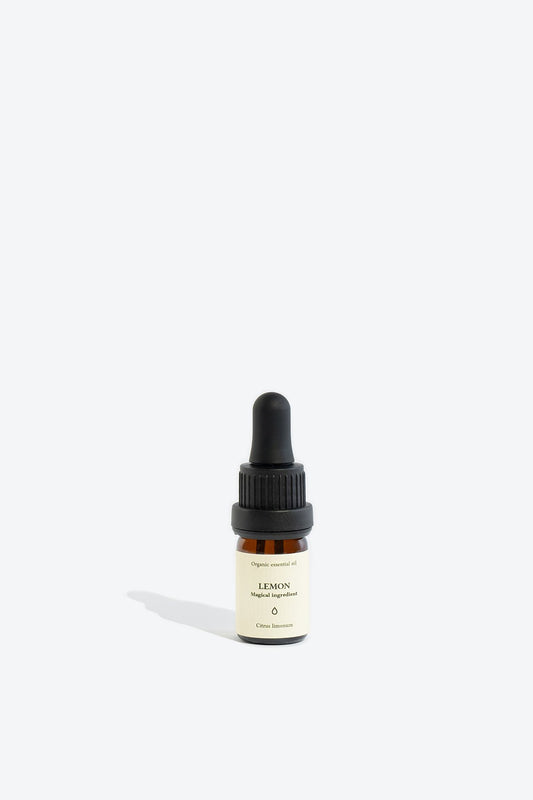 2. Smells Like Spells LEMON Essential Oil in 5 ml glass bottle with pipette, studio shot