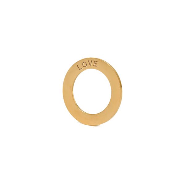 9. Black silk ribbon and LOVE rings displayed with Olla packaging on marble surface