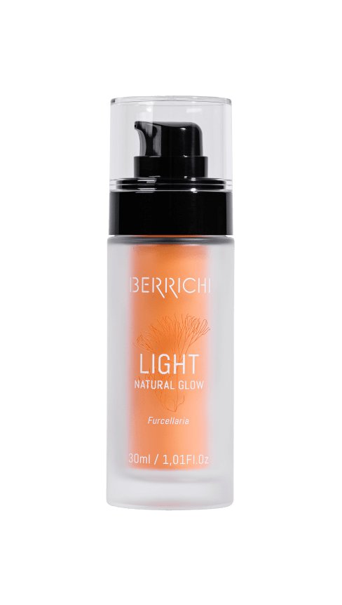 2. Berrichi Face Cream LIGHT bottle with pump, 30ml, studio shot