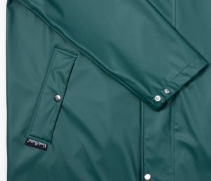 13. Close-up of Moomin Adventure Rain Jacket sleeve and pocket with button details