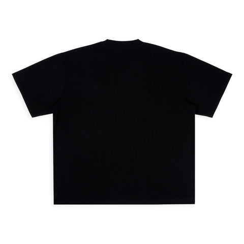5. Studio shot of black Moomin Classics t-shirt showing back design