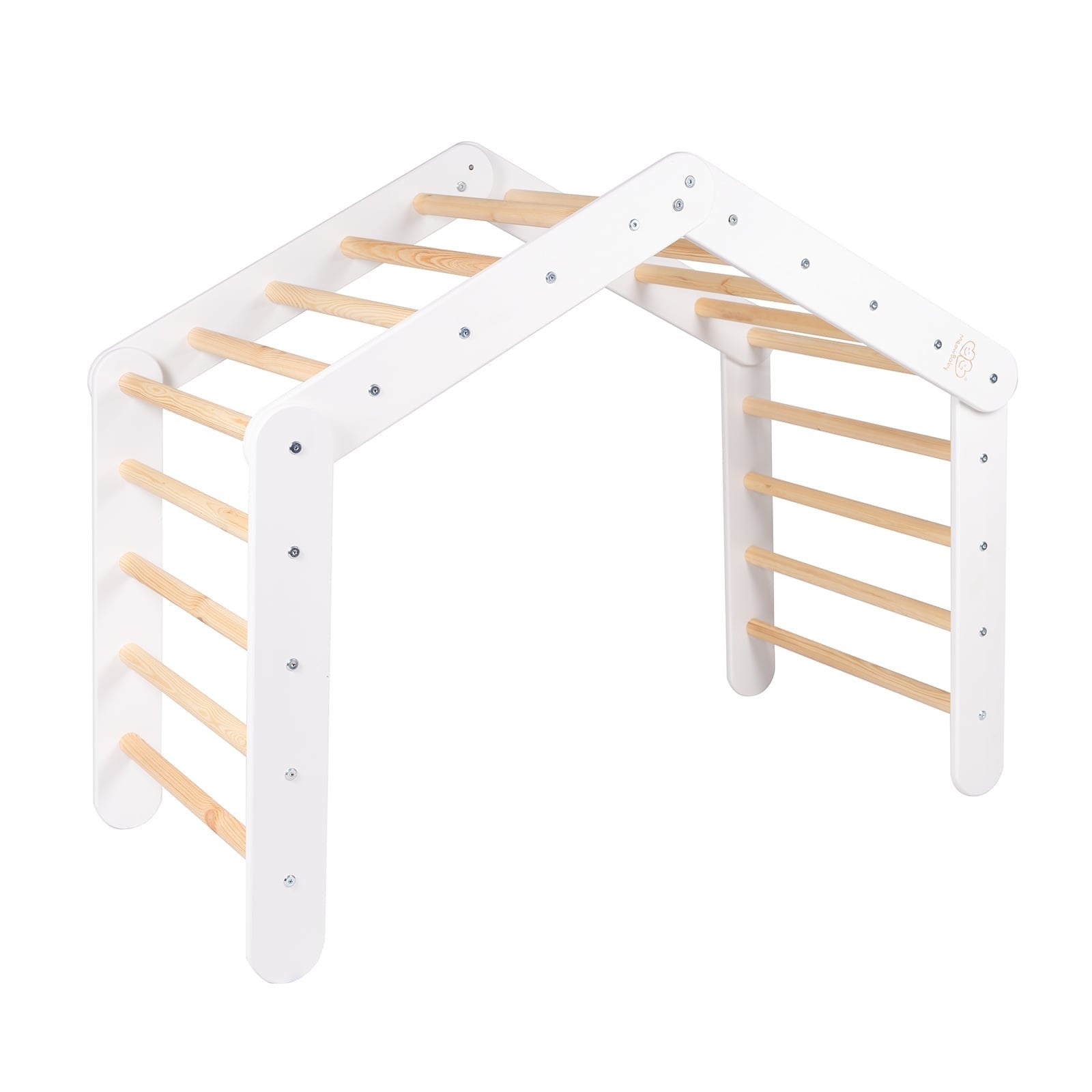 2. White wooden ladder house frame without cover by MeowBaby