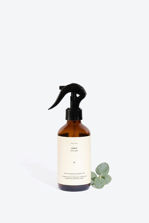 3. Smells Like Spells Perfumed Home Spray ODIN with eucalyptus accent, highlighting natural ingredients