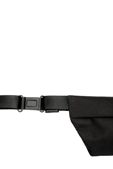 4. Detail of Nordhale OSLO MINI Cross Body Bag strap and buckle, emphasizing adjustable feature
