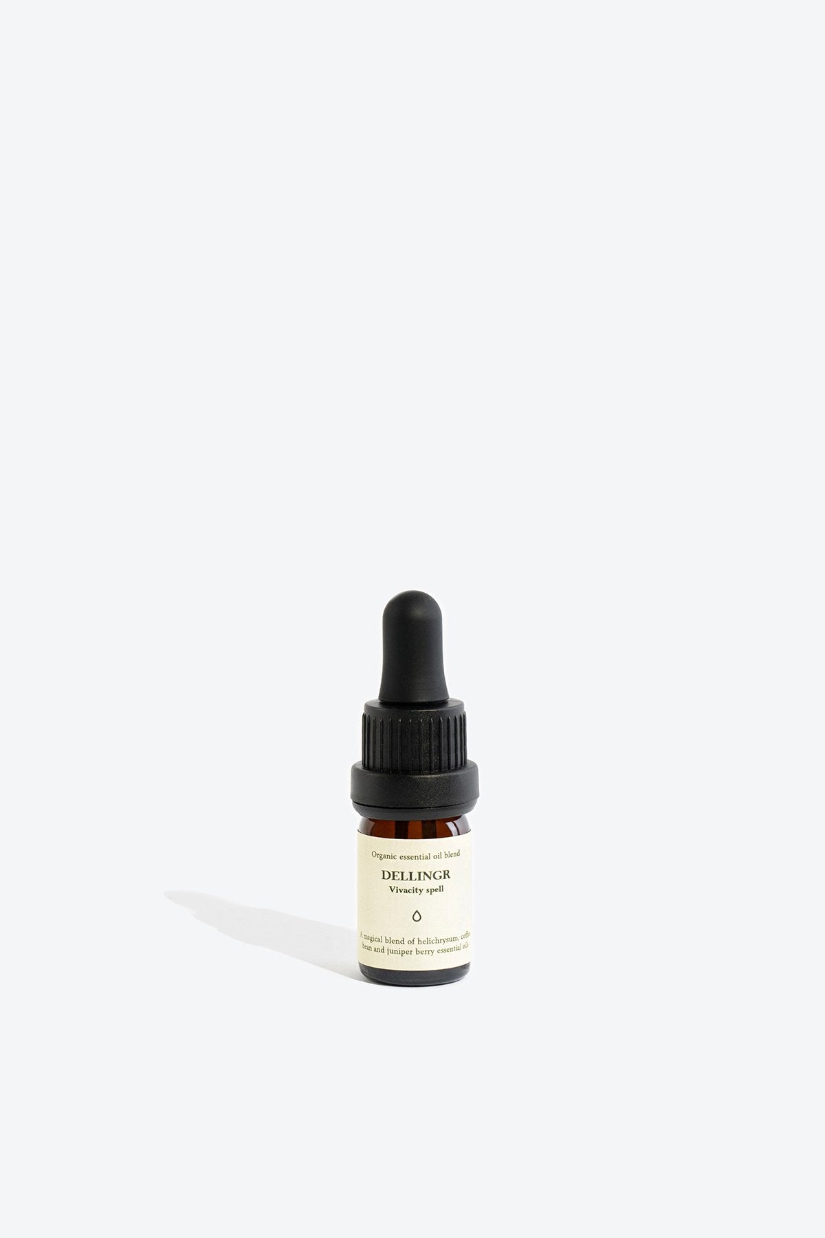 3. Smells Like Spells Essential Oil Blend DELLINGR in 5 ml glass bottle with pipette, studio shot