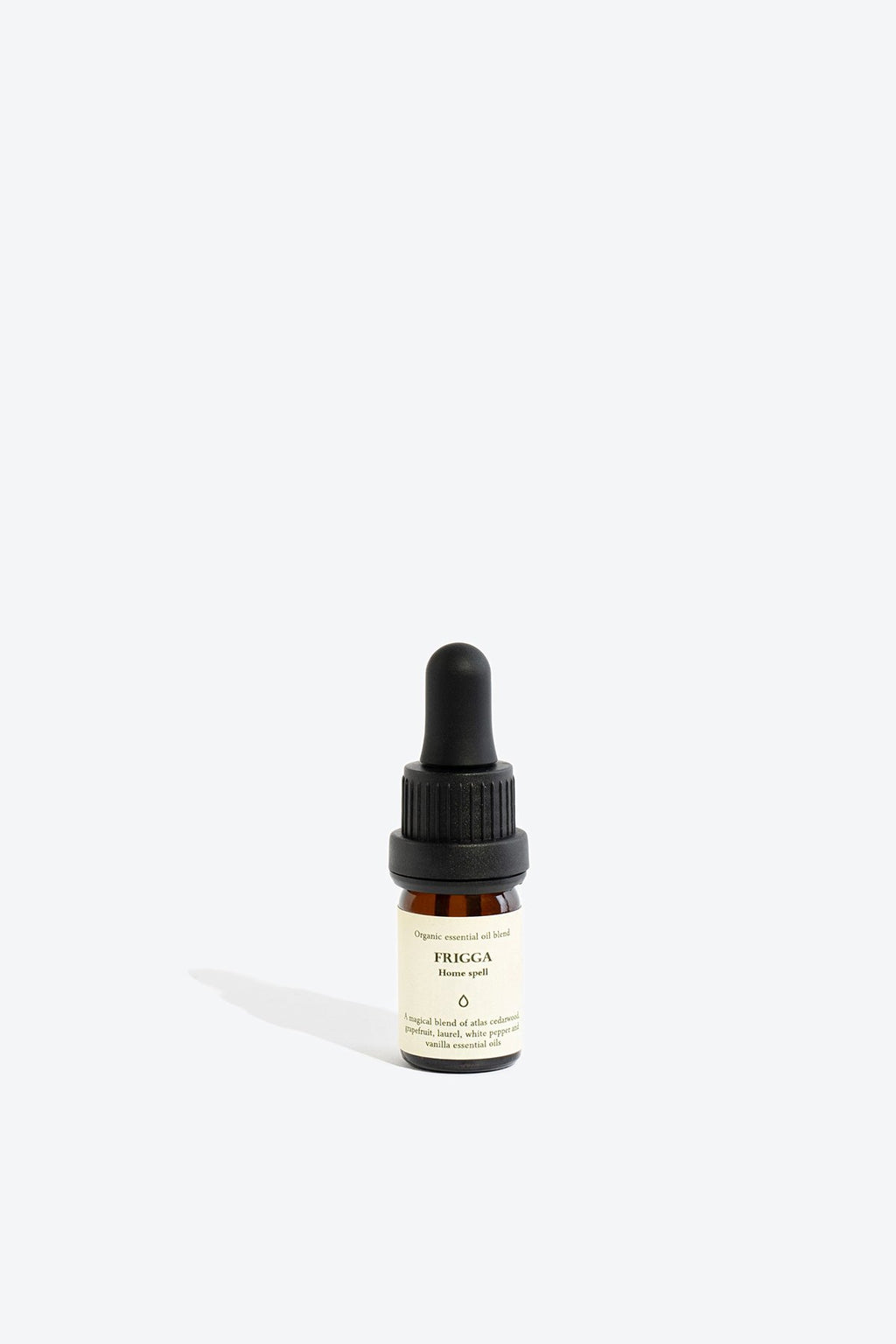 3. Smells Like Spells Essential Oil Blend FRIGGA in 5 ml glass bottle with pipette, studio shot