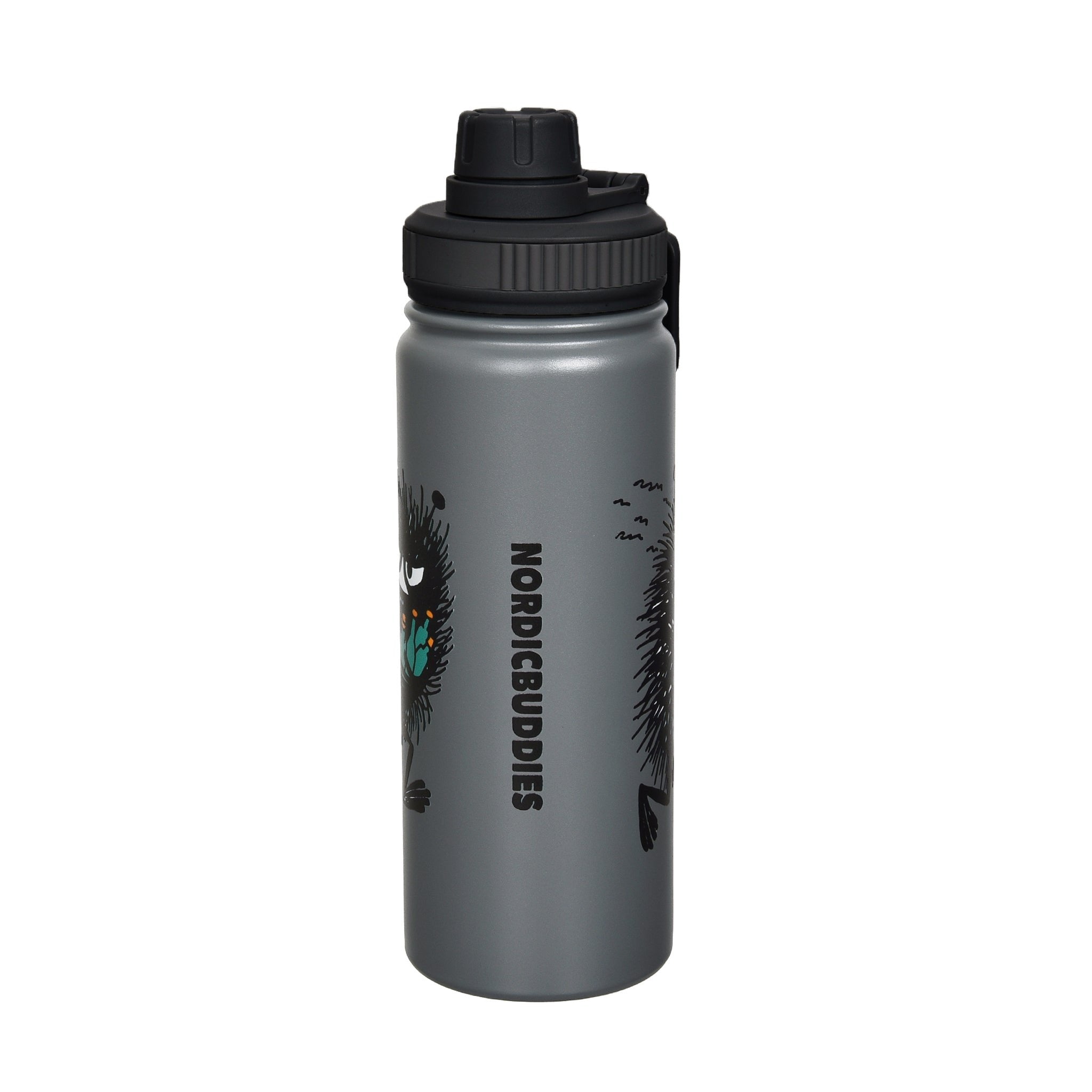 4. Close-up of Stinky Thermal Everyday Bottle cap, showing practical plastic screw cap and handle