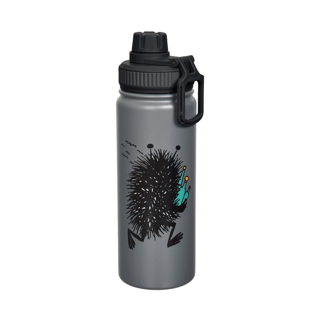 2. Stinky Thermal Everyday Bottle by Moomin in studio, featuring Stinky character print and NordicBuddies branding