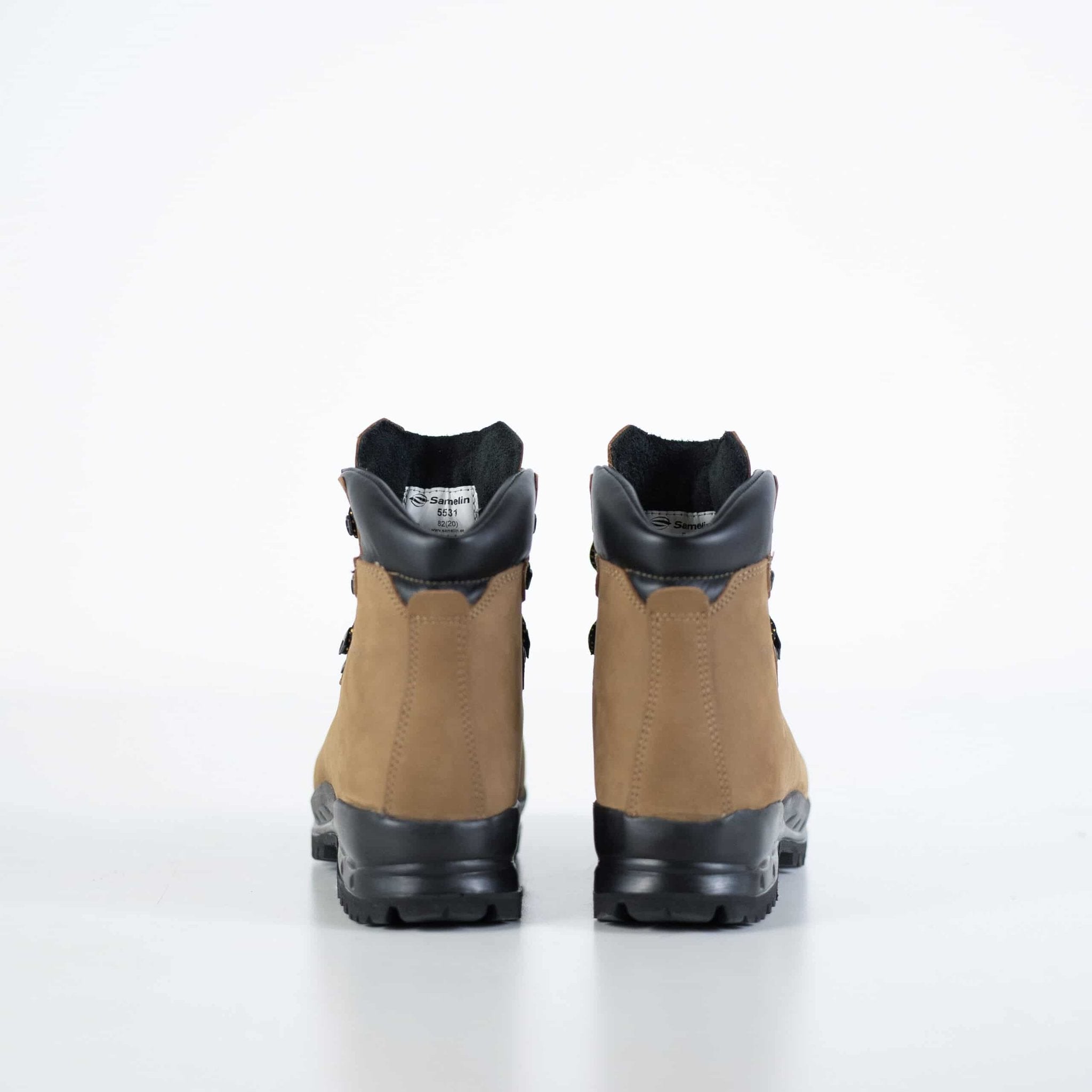 5. Back view of Samelin 5531 Tundra Hiking Boots showing heel and ankle support