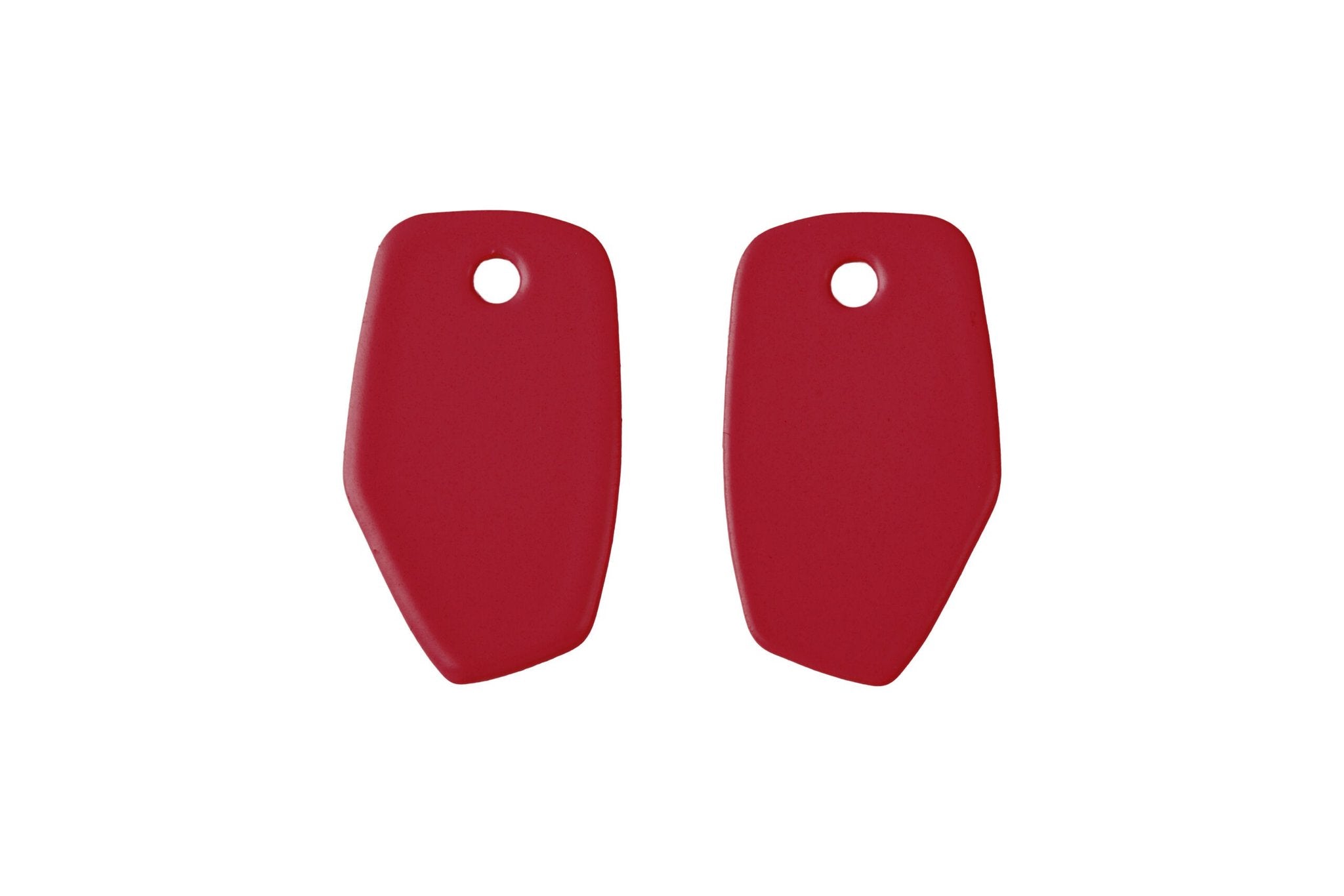 4. Red Lisa Kroeber Jewellery Earrings Mix&Match PLATES shown in studio
