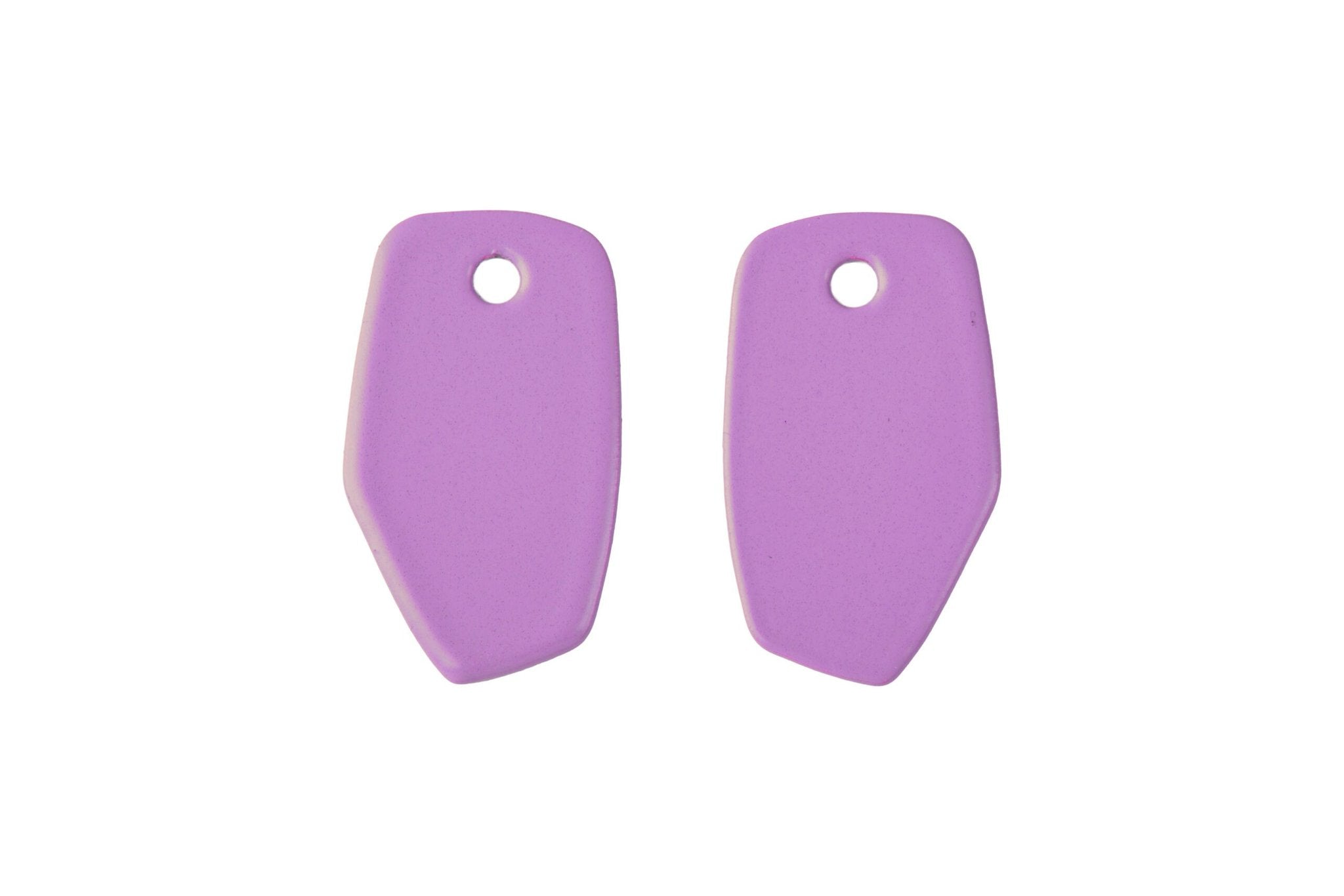 10. Purple Lisa Kroeber Jewellery Earrings Mix&Match PLATES shown in studio