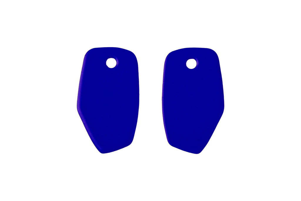 5. Blue Lisa Kroeber Jewellery Earrings Mix&Match PLATES shown in studio