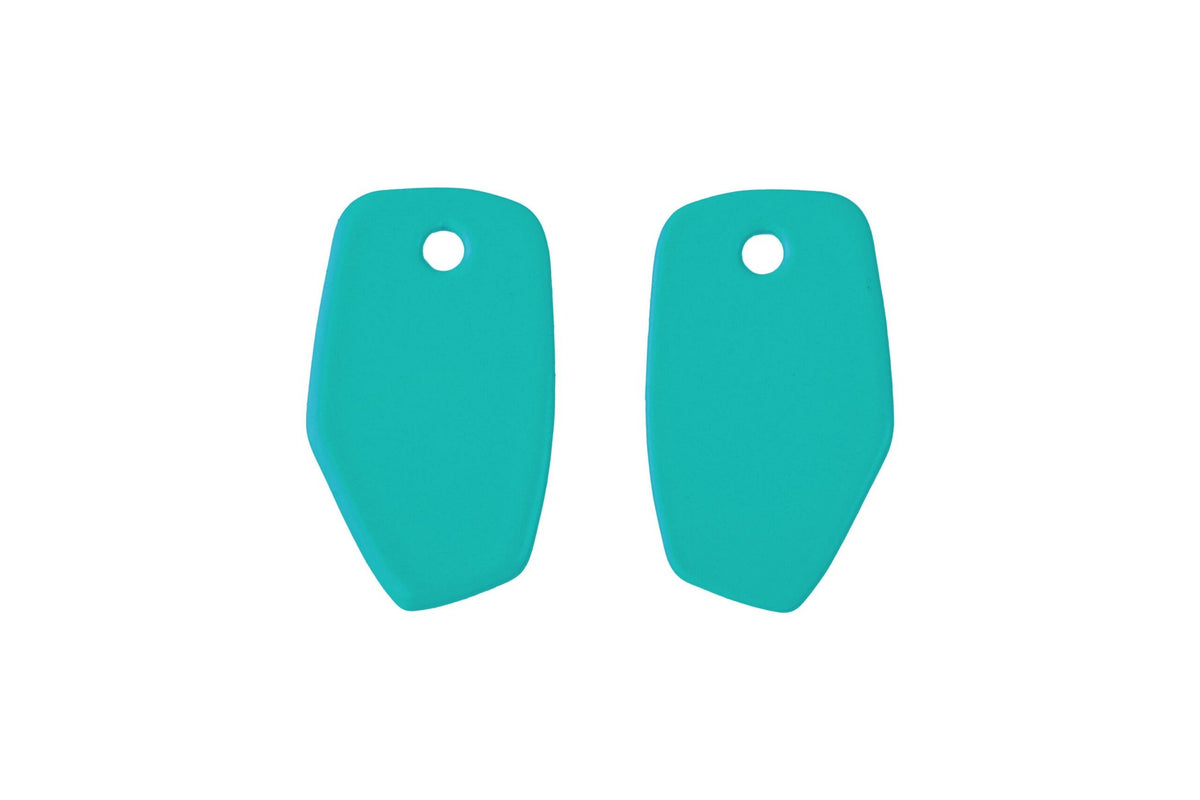 6. Turquoise Lisa Kroeber Jewellery Earrings Mix&Match PLATES shown in studio