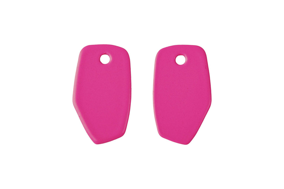 3. Pink Lisa Kroeber Jewellery Earrings Mix&Match PLATES shown in studio