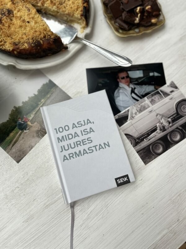 8. SEIK '100 ASJA, MIDA ISA JUURES ARMASTAN' book with desserts and personal photos, perfect for creating memories