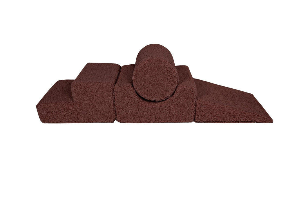 1. Brown MeowBaby Bearly Shape Set with four elements arranged in a line on a white background