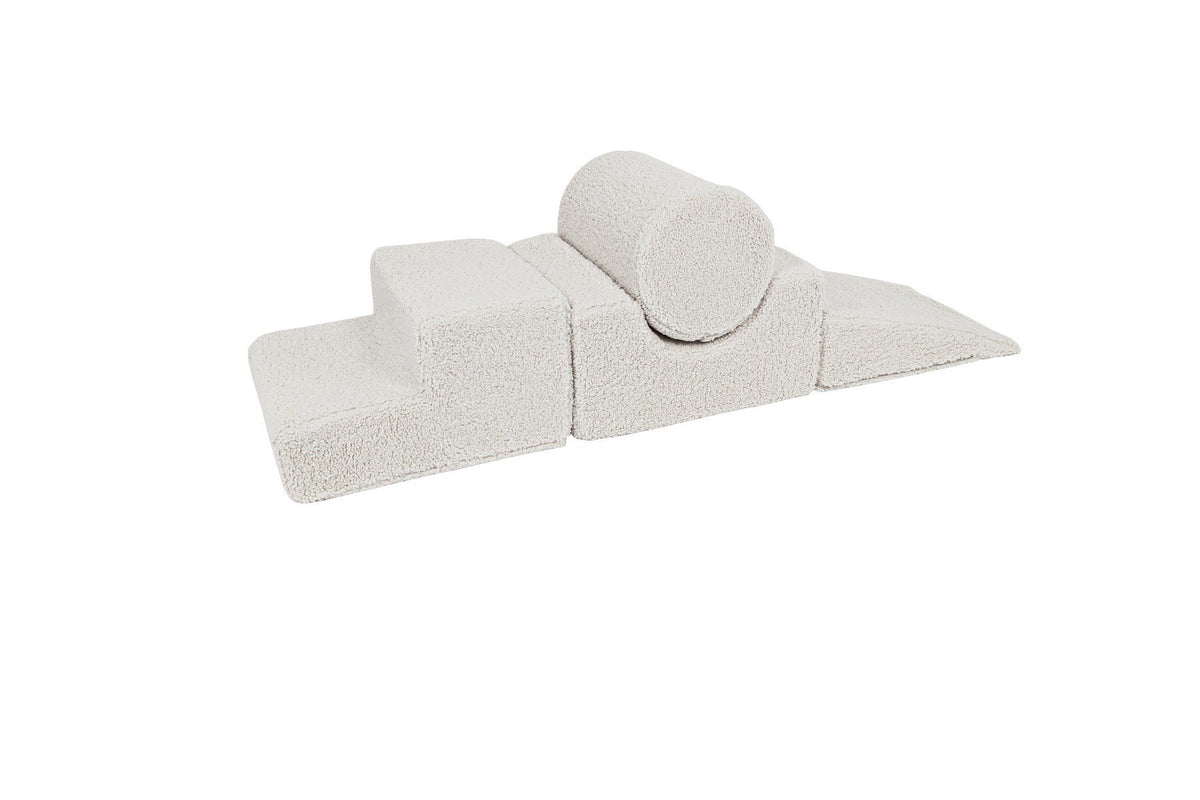 4. Ecru MeowBaby Bearly Shape Set with four elements in a compact arrangement on a white background