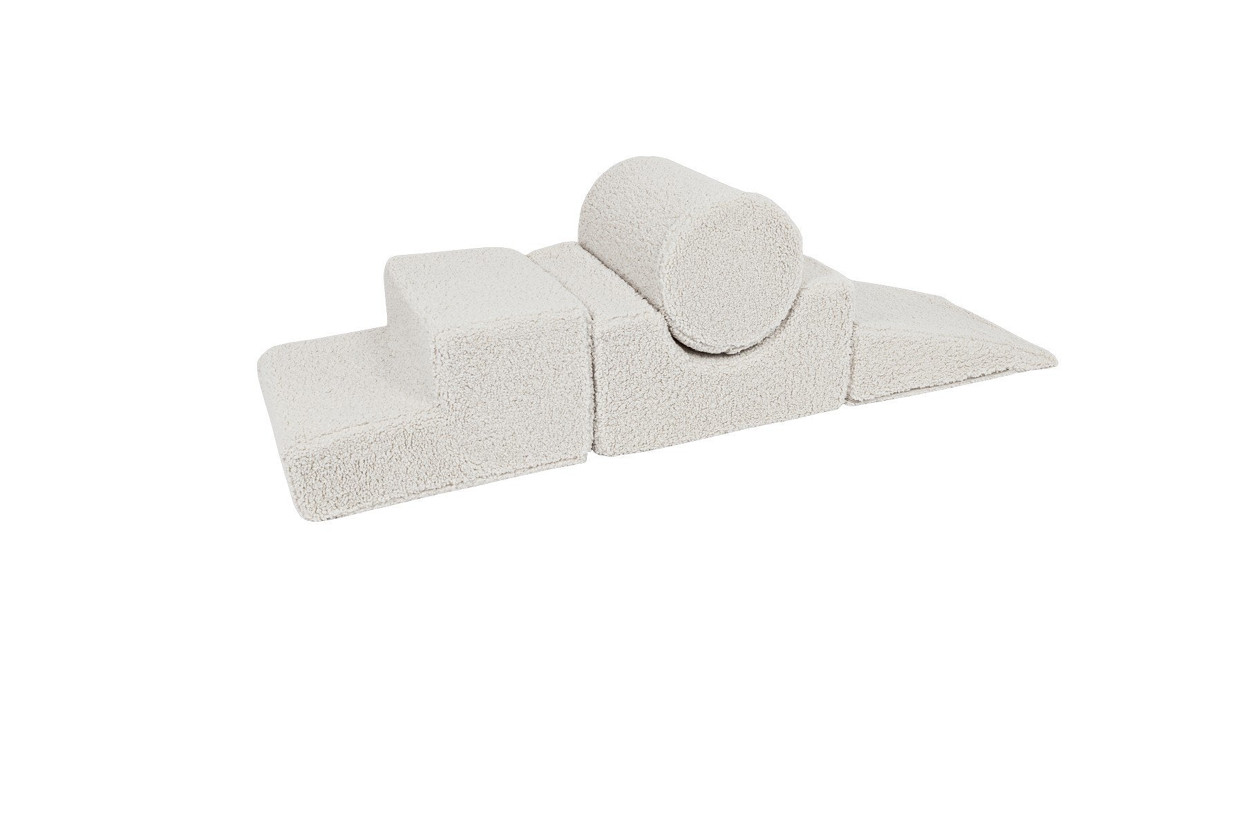 4. Ecru MeowBaby Bearly Shape Set with four elements in a compact arrangement on a white background
