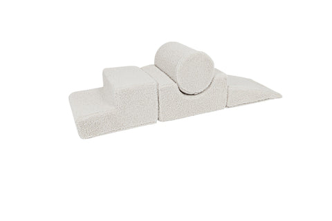 4. Ecru MeowBaby Bearly Shape Set with four elements in a compact arrangement on a white background