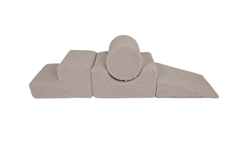 1. Gray MeowBaby Bearly Shape Set with four elements arranged in a line on a white background