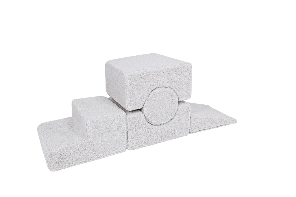 2. MeowBaby Bearly Shape Set in white, arranged in a stepped formation with five elements on a white background