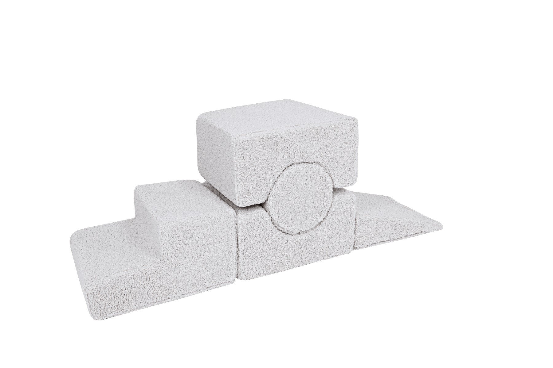 2. MeowBaby Bearly Shape Set in white, arranged in a stepped formation with five elements on a white background