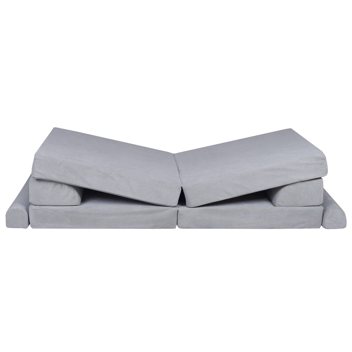 MeowBaby® Large Slimcord Premium Sofa - Gray