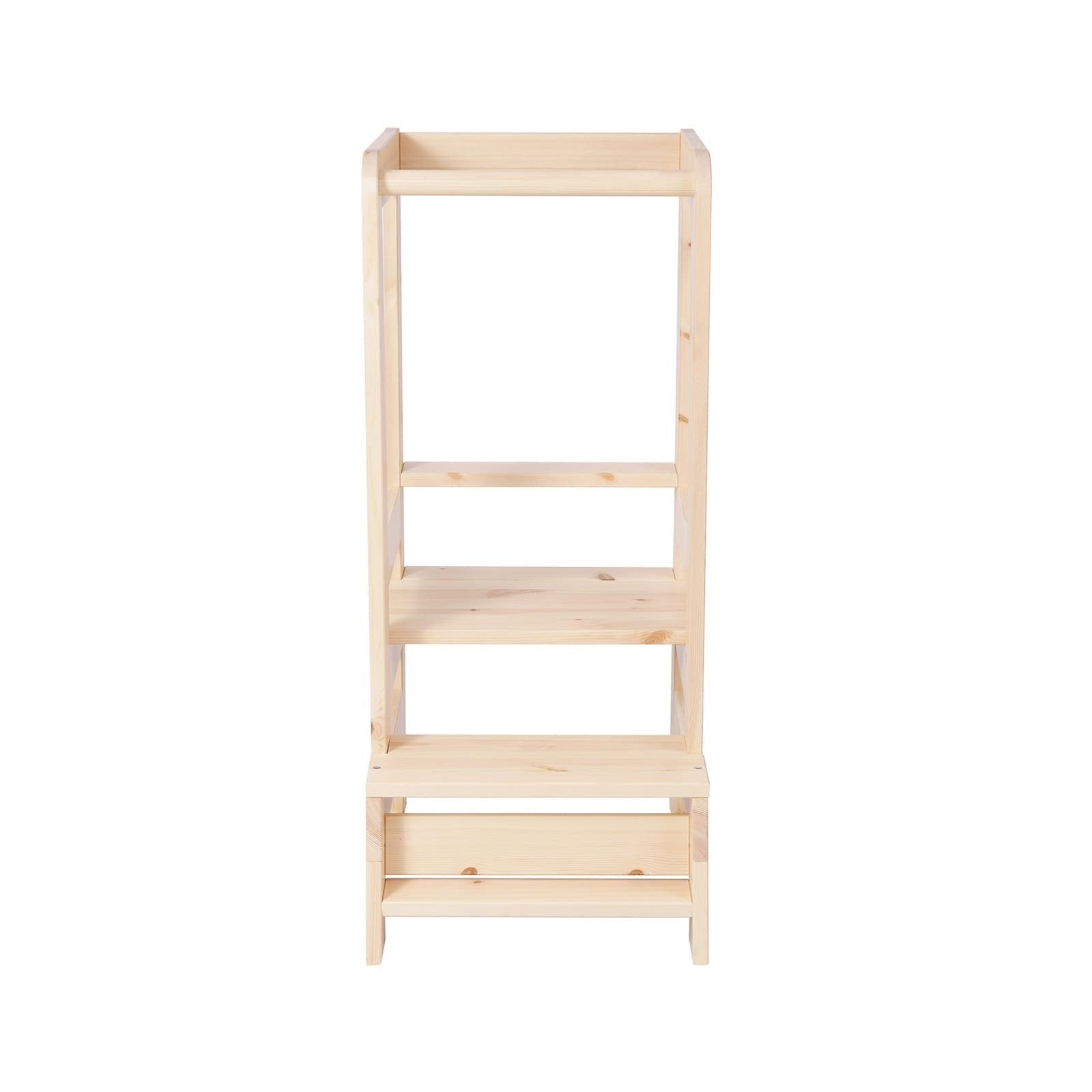 11. Rear view of MeowBaby kitchen helper, highlighting sturdy construction