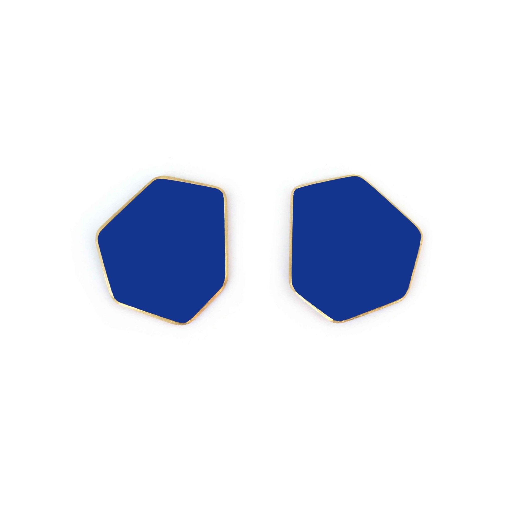 5. Lisa Kroeber Jewellery MINI earrings in dark blue, studio shot