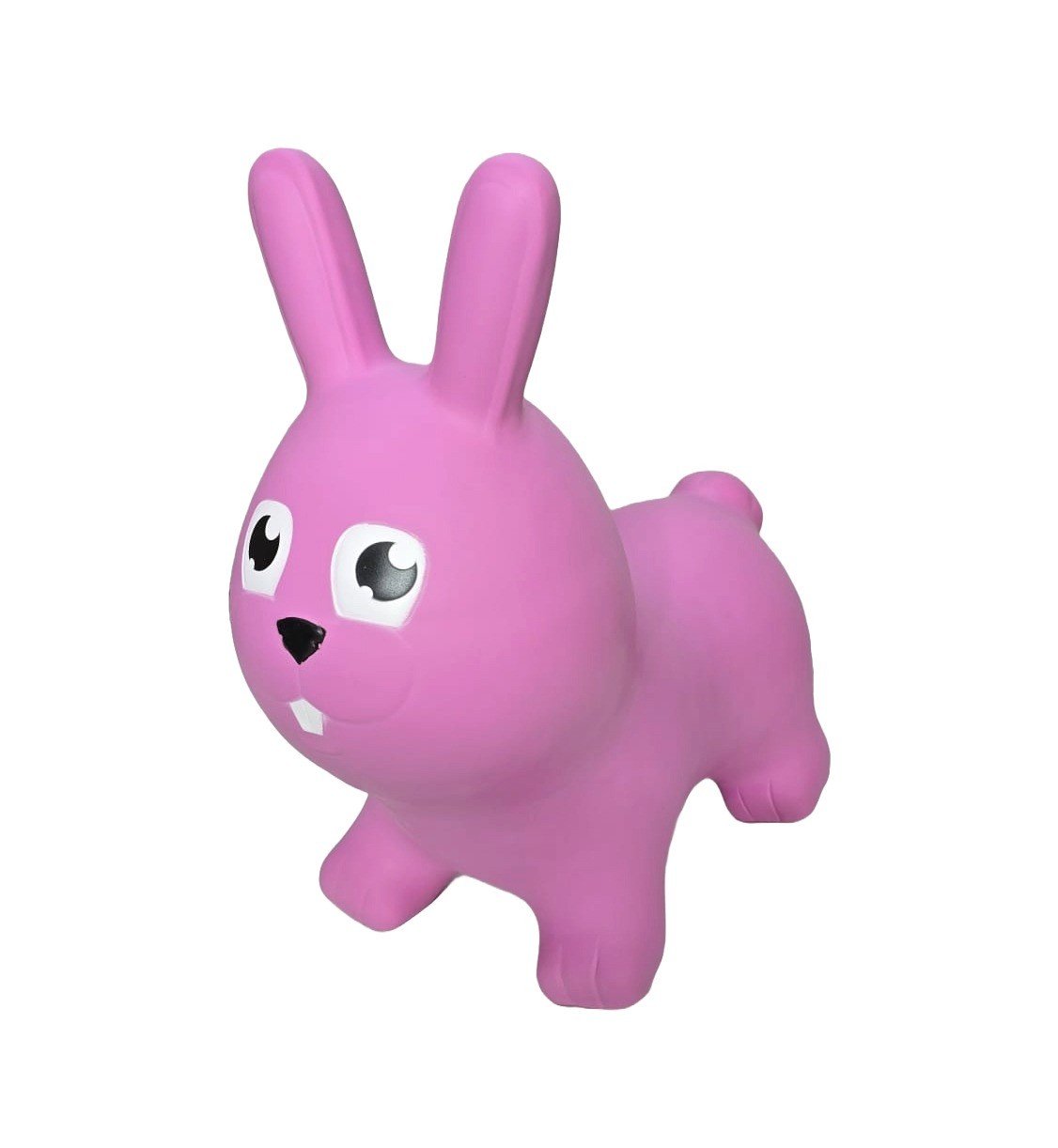 2. Pink bunny hopper toy with large eyes and ears, shown in studio on white background
