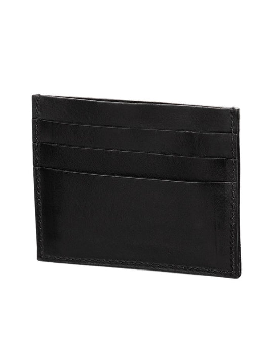 2. Black Stella Soomlais slim fit leather wallet with multiple card slots on white background