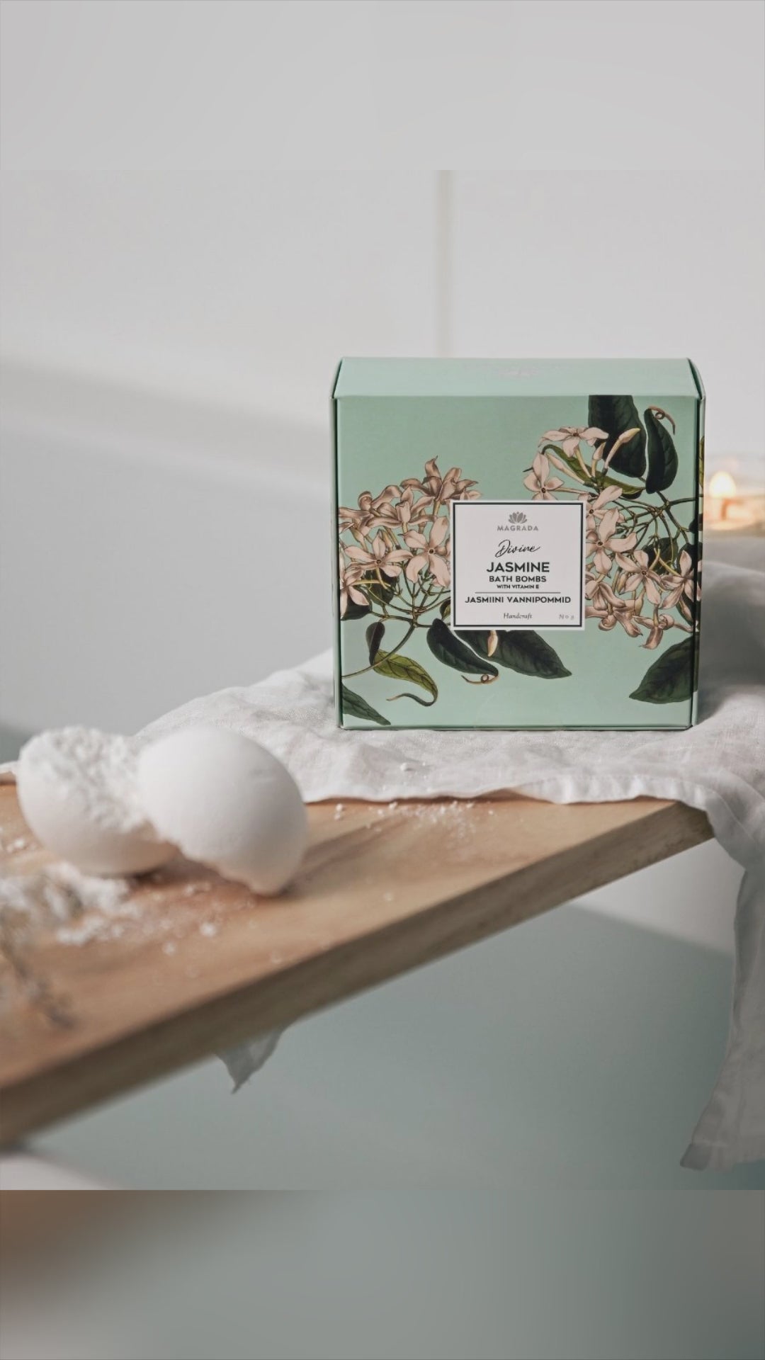 🛁 Ready to elevate your bath ritual? Turn your tub into a spa with these Divine Jasmine Bath Bombs. Let the soothing Vitamin E and European-crafted petals wrap you in luxury. Swipe these gems to transport your senses and skin to cloud nine. It's more than a bath, it's a moment. Is your bathroom ready for the transformation? Dive into softness and share the glow. Tap link in bio to explore the lushness. SelfCare MagradaMagic BathTime