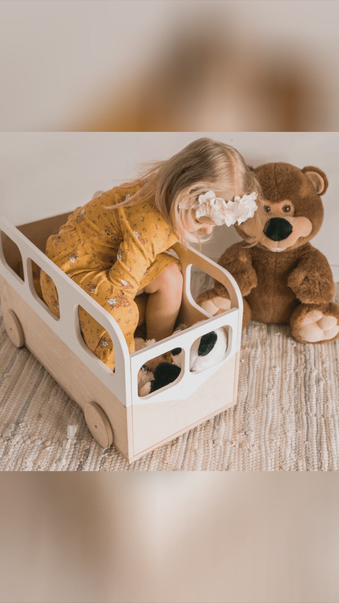🚍 Transform playtime into an organized adventure with the EwartWoods Kids Toy Storage Box Bus. Roll it around & keep spaces tidy! Made from nontoxic plywood in Latvia. Perfect for nurseries. Grab yours now: https://nooredx.ee/products/kids-toy-storage-box-on-wheels-bus ToyStorage Kids