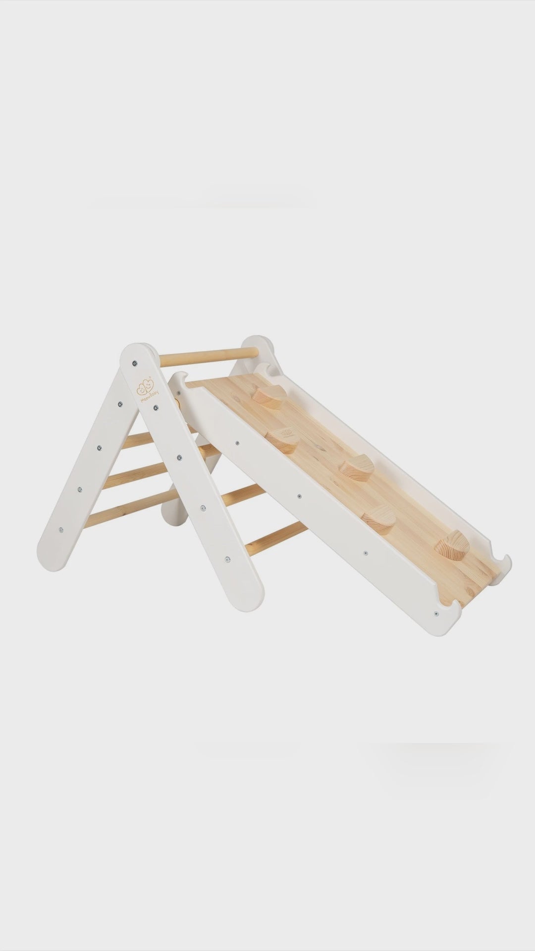 👀 Ready to transform your child's play space? Discover the magic of our Montessori-inspired ladder and slide combo, designed for little adventurers. This piece isn't just a toy—it's a gateway to imagination! Crafted in the EU with top-grade wood, this set offers stability and style. Let your kids explore new heights right at home. Click the link in bio for the ultimate playset, where creativity meets quality. Who's ready to climb, slide, and dream big? 🌟 MeowBaby HomePlaytime