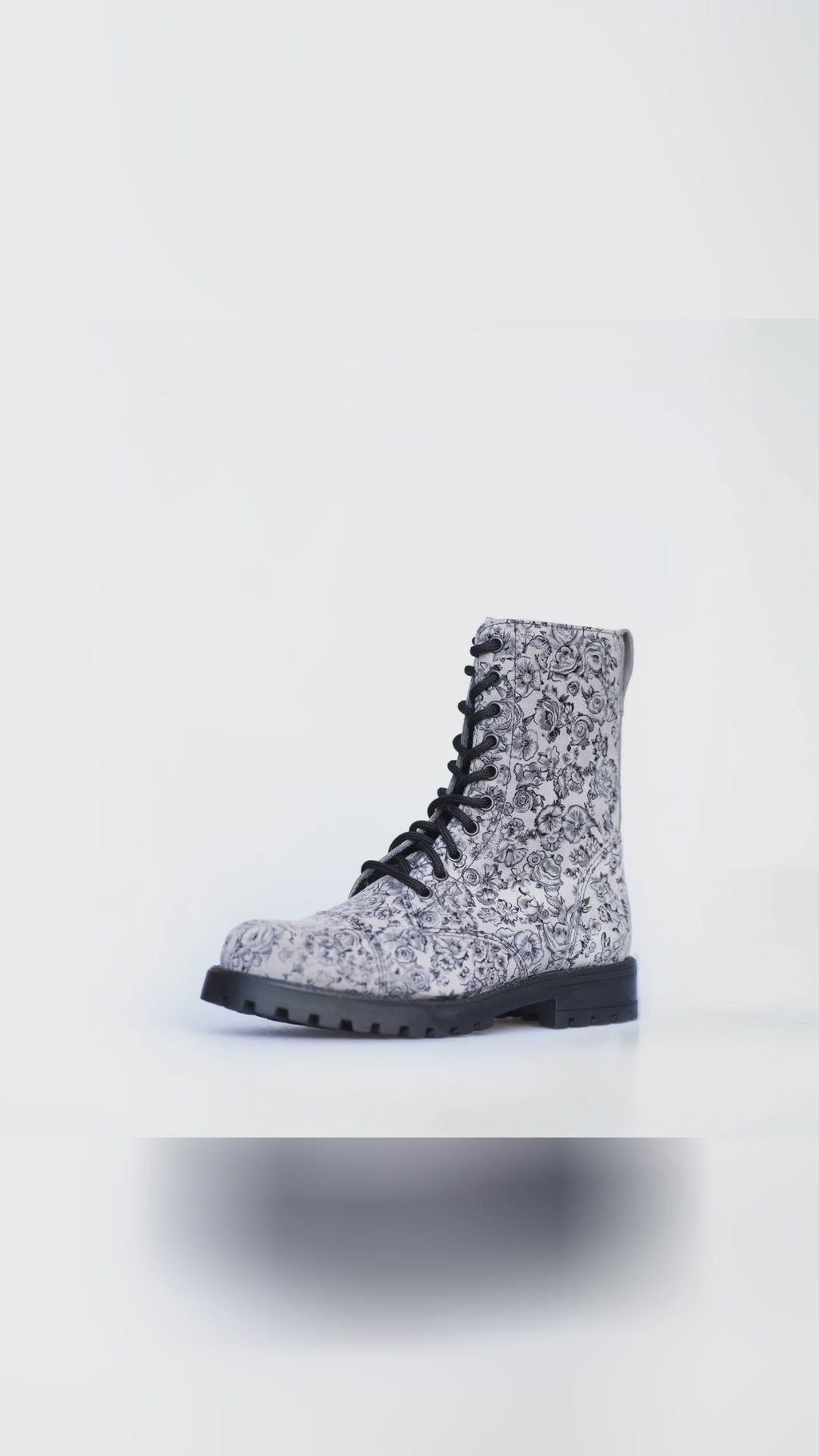 🧐 Ready to turn heads? Discover the edgy charm of our Samelin 511 Gray Flower boots. Punk-style floral design meets top-notch practicality, making them your statement piece this season. Made with love and precision in Estonia, these boots balance style with durability. From water-repellent leather to an antibacterial insole, they're the ultimate fashion-forward choice. Step confidently into any scene—concerts, city strolls, or casual outings. Elevate your vibe with footwear that speaks your lan