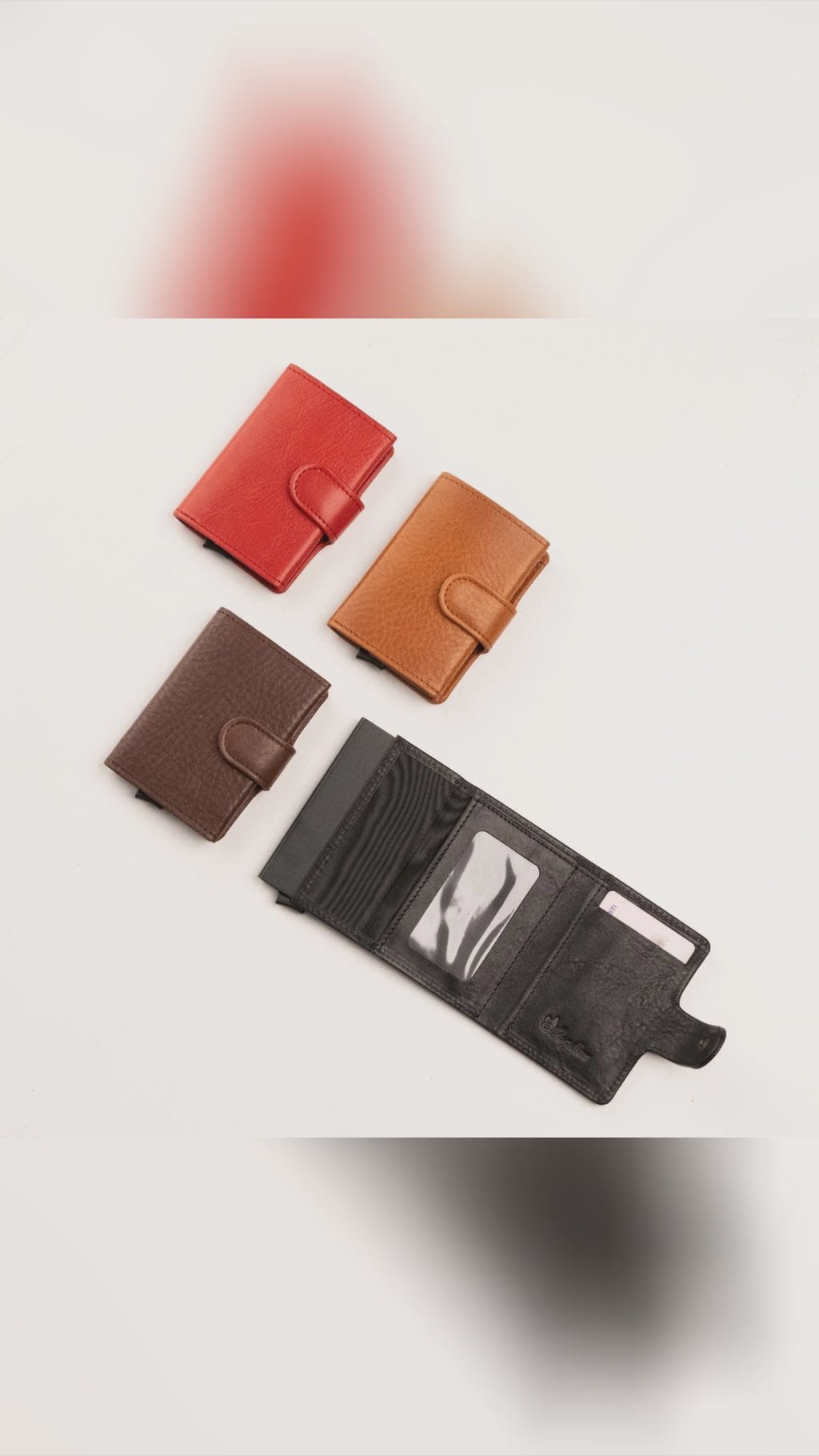 🔒 What's hiding inside? Your secret to secure style! Every Papillon wallet is crafted for fashion and security. With RFID/NFC blocking, it's got you covered. Choose from four sleek shades. Slide, shuffle, and shine with confidence! Handmade in Estonia—quality you can trust. Protect your essentials now. Curious about this little wonder? Check our link in bio.