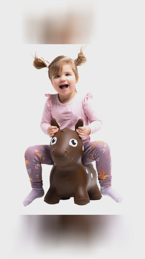 🐴 Tiny hops, big smiles. Meet My First JUMPY - Brown Horse by GerardosToys. Builds balance and confidence with safe, non-slip fun. From 12m+. Holds up to 100 kg. Indoors or outdoors. ActivityToys Europe YoungFashion Shop now: https://nooredx.ee/products/my-first-jumpy-brown-horse
