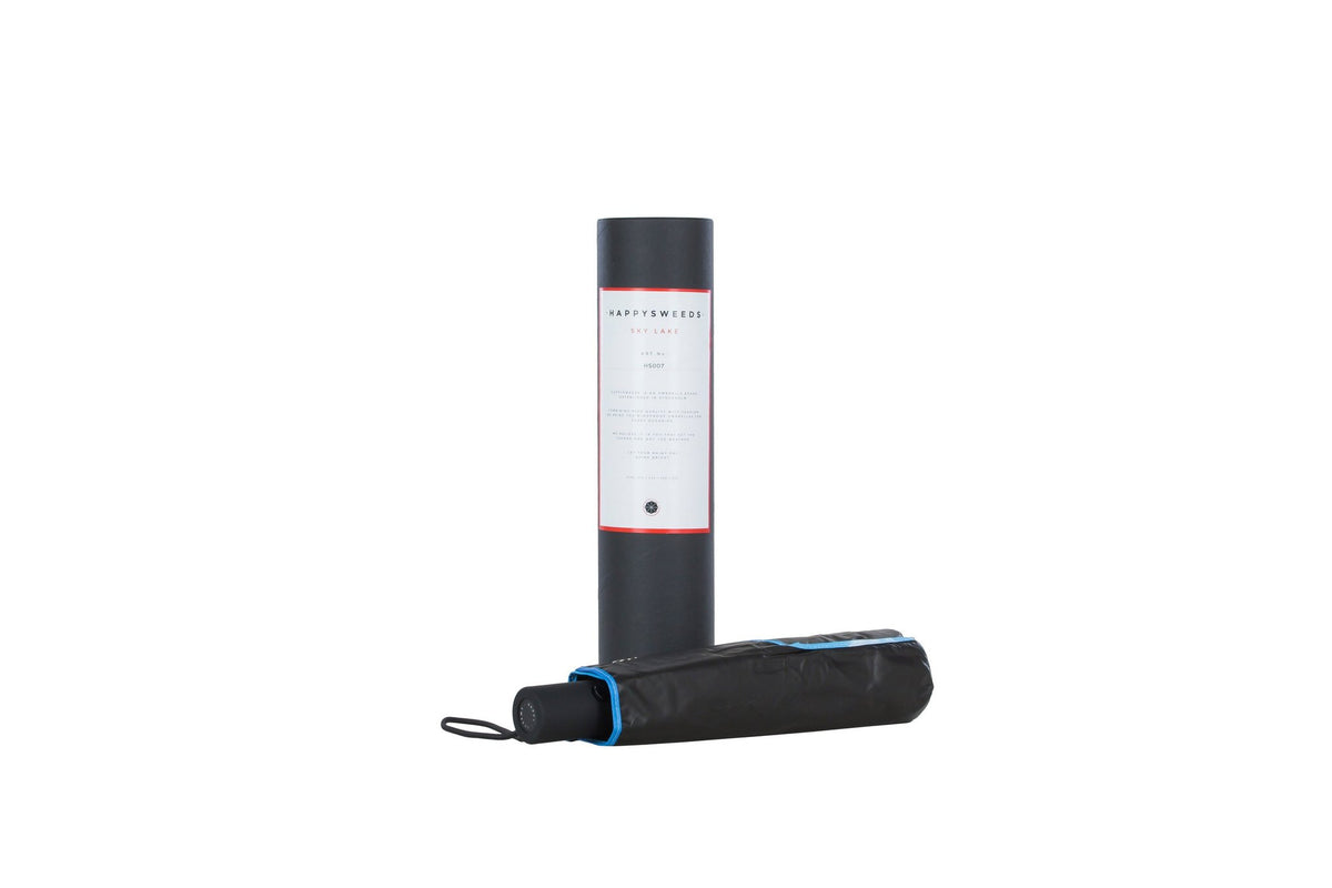5. Sky Lake umbrella in black case with branded packaging, compact design