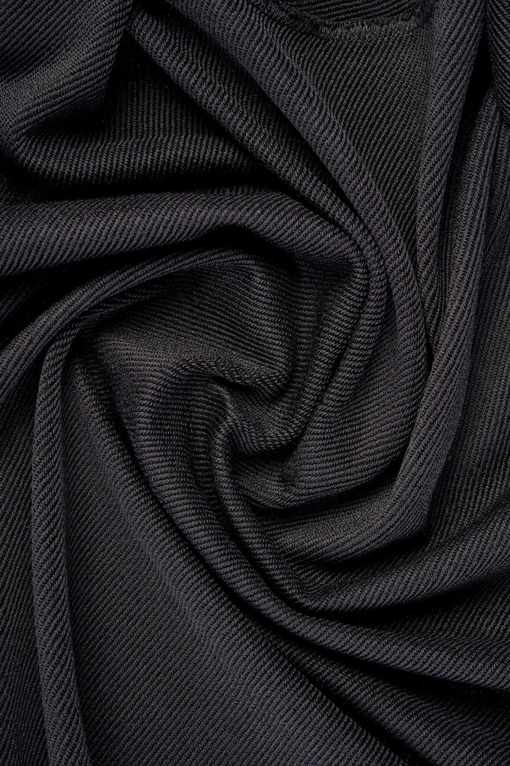 6. Close-up of black fleece fabric texture of Panda Soft Fleece Sweatpants by Sossu
